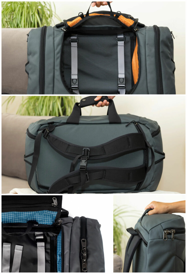 interior review of the tom bihn aeronaut 45