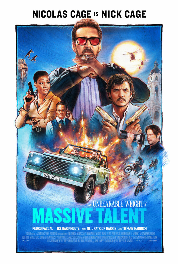 Poster for the movie The Unbearable Weight of Massive Talent