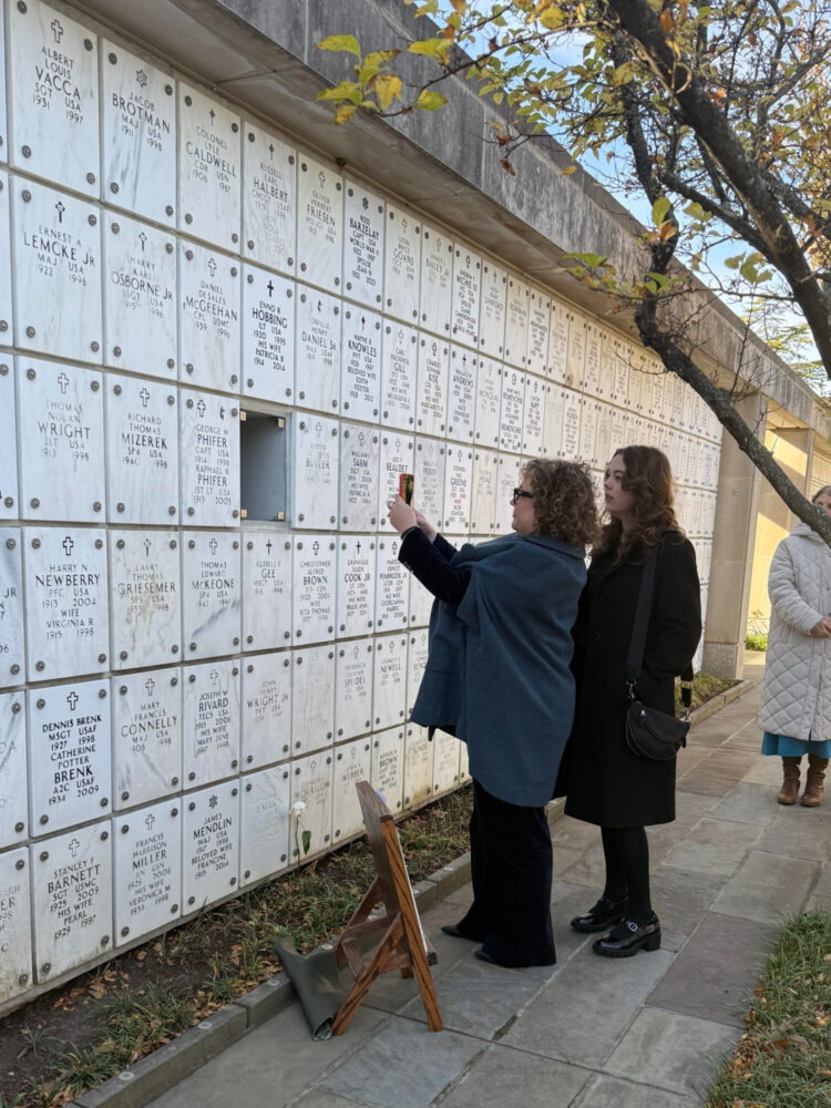 alison gary at arlington cemetery | The End of Year Chaotic Crunch