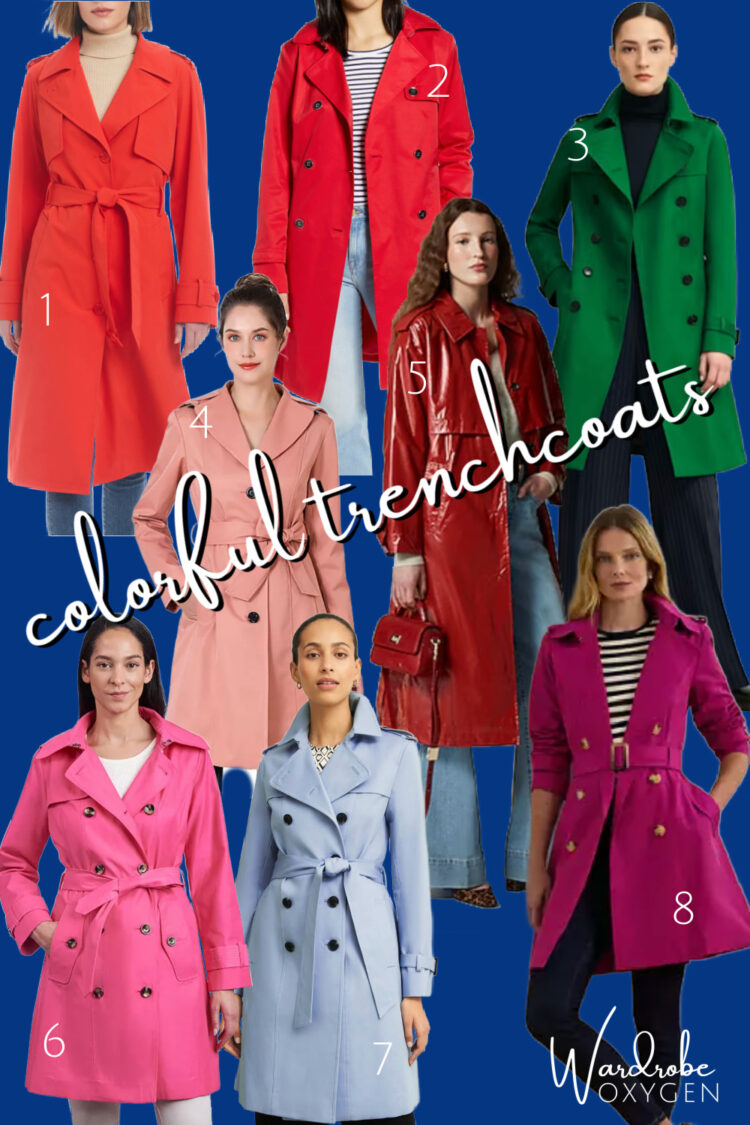 colorful trenchcoats for women | Is 2025 the Year of the Trenchcoat?