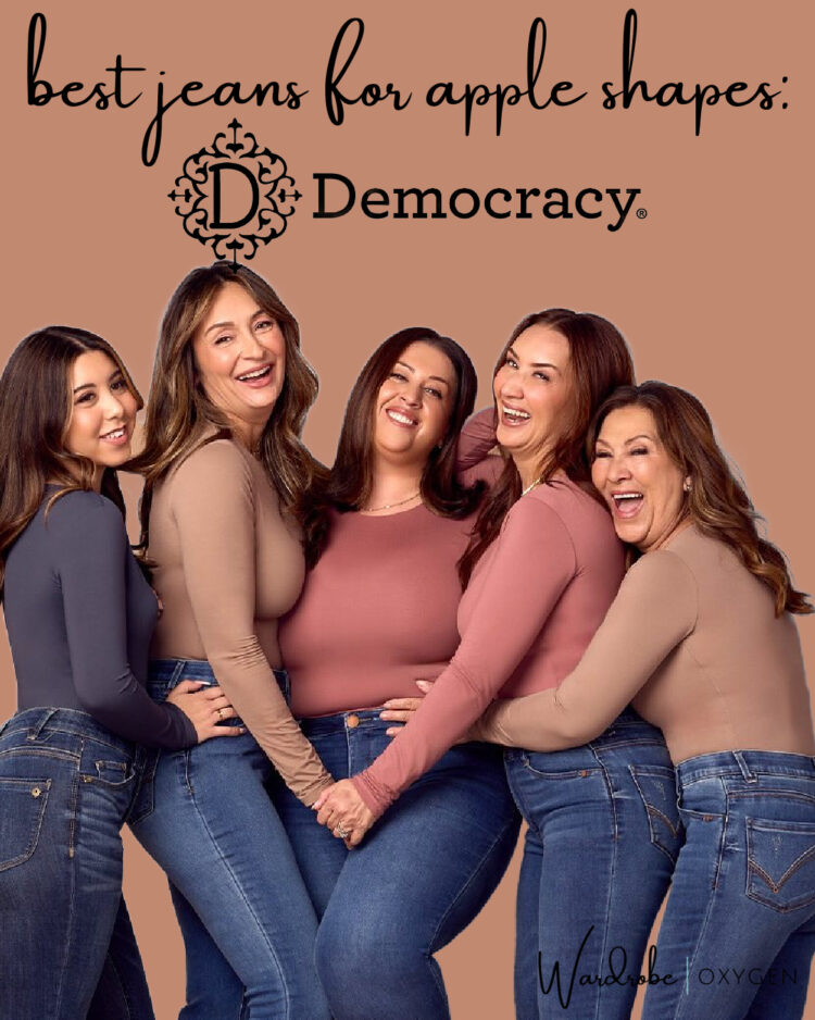 democracy jeans for apple shapes wardrobe oxygen