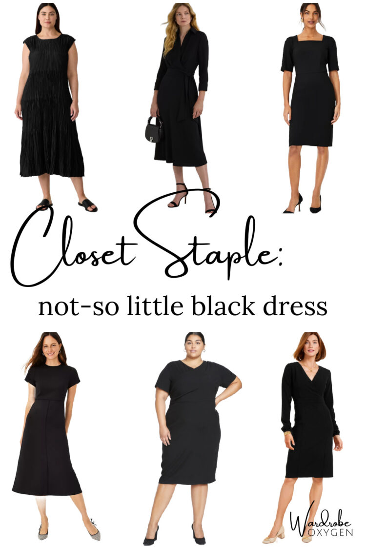 the best black dresses for women in midlife