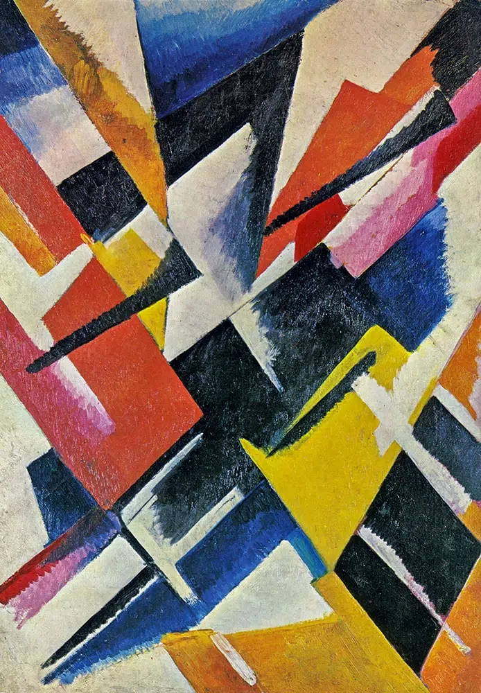 Alexandra Exter, Composition des surfaces plans, 1918