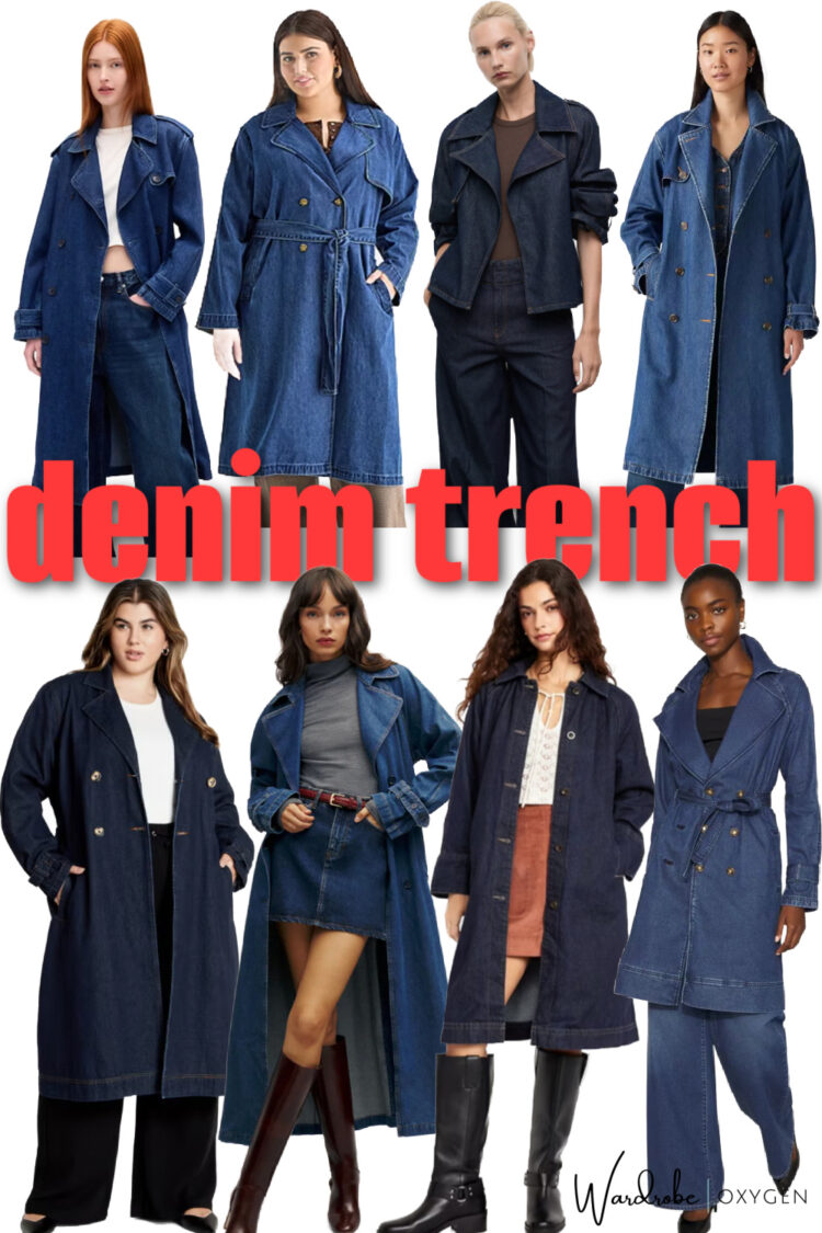 The Modern Denim Jacket Alternative 1 denim trench coat trend 2025