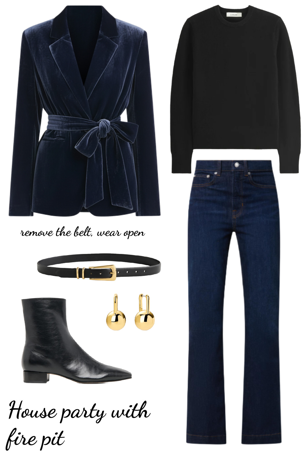 8 Holiday capsule wardrobe for women over 40 sample outfit